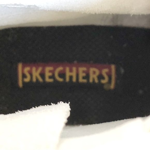 Vintage Skechers Boots Womens Size 6 White Leather Bootie Oil Resistant EUC - Picture 8 of 9